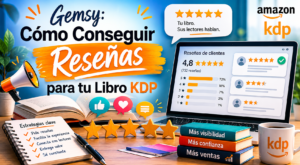 Cómo conseguir reseñas legales en Amazon KDP con Gemsy