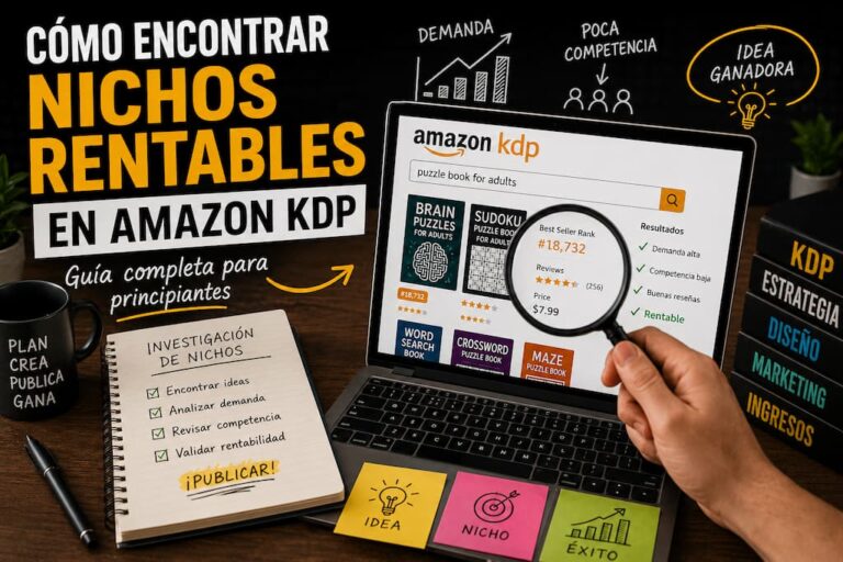Nichos rentables Amazon KDP