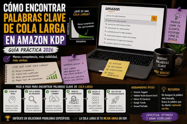 palabras clave de cola larga KDP